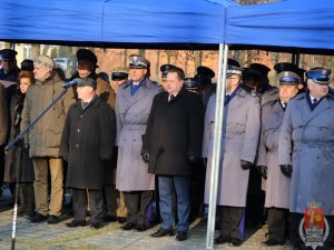 Uroczyste ślubowanie policjantów w Muzeum Katyńskim