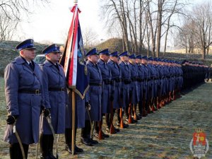 Uroczyste ślubowanie policjantów w Muzeum Katyńskim