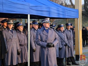 Uroczyste ślubowanie policjantów w Muzeum Katyńskim