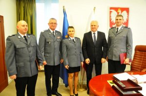 Wyróżnieni policjanci