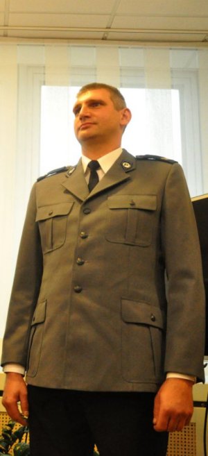 Wyróżniony st. sierż. Adam Florczak