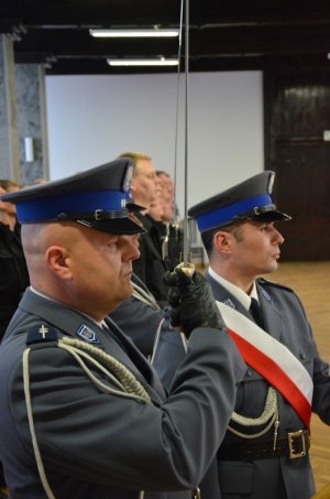 Uroczyste ślubowanie nowo przyjętych policjantów