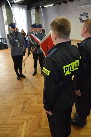 Uroczyste ślubowanie nowo przyjętych policjantów