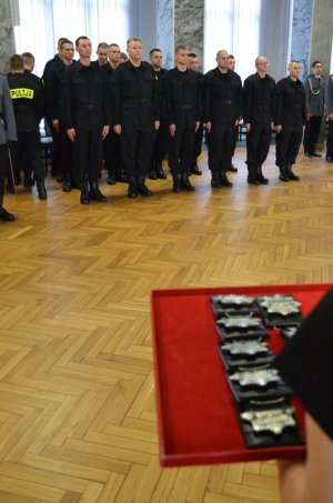 Uroczyste ślubowanie nowo przyjętych policjantów