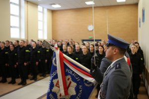 Uroczyste ślubowanie nowo przyjętych policjantów