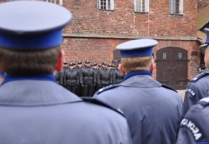 Uroczyste ślubowanie nowo przyjętych policjantów