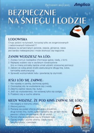 Ostrożnie na lodzie