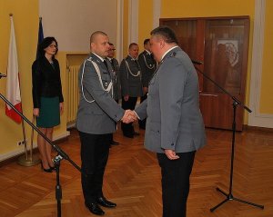 Insp. Zbigniew Maj z Insp. dr Krzysztofem Pobutą