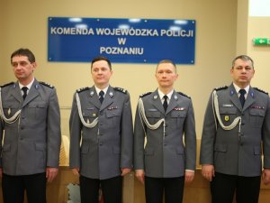 Była i obecna kadra kierownicza wielkopolskiej Policji