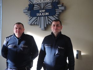 Policjanci, którzy uratowali mężczyznę