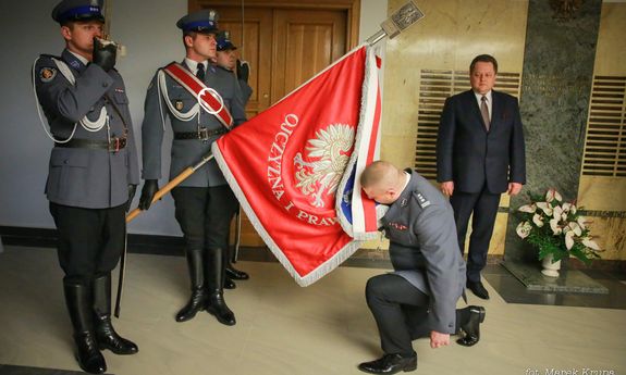 Uroczyste przekazanie obowiązków na stanowisku Komendanta Głównego Policji