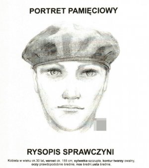 portret pamięciowy poszukiwanej