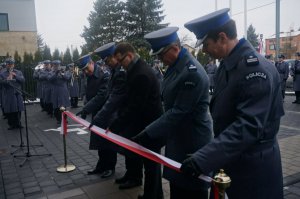 Uroczystość otwarcia Komisariatu Policji w Kłomnicach