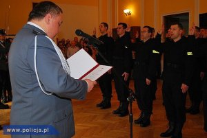Ślubowanie nowo przyjętych policjantów KWP w Rzeszowie #3