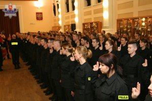 Ślubowanie nowo przyjętych policjantów KWP w Lublinie #3