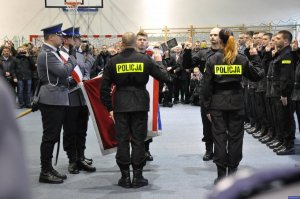 Ślubowanie nowo przyjętych policjantów KWP w Olsztynie #3