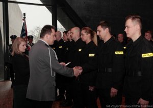 Ślubowanie nowo przyjętych policjantów KWP w Krakowie #4