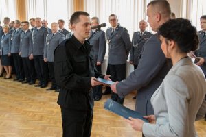 Ślubowanie nowo przyjętych policjantów KWP w Bygdoszczy #4