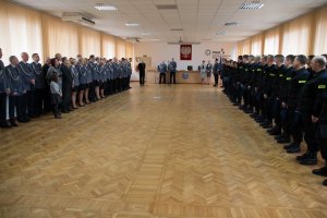 Ślubowanie nowo przyjętych policjantów KWP w Bygdoszczy #5