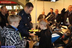 Dolnośląscy policjanci na Targach „Wrocław Motorcycle Show 2016” #7