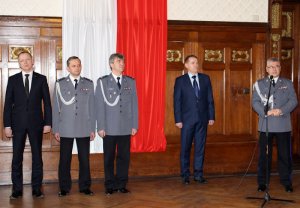 Ślubowanie nowo przyjętych policjantów KWP w Szczecinie #4