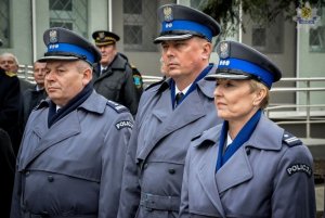 policjanci podczas uroczystości #3