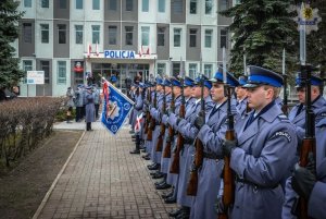 policjanci podczas uroczystości #8