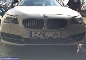 bmw auto widok z przodu