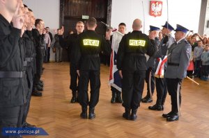 Ślubowania nowo przyjętych policjantów #1