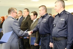 uroczystość nagrodzenia policjantów #1