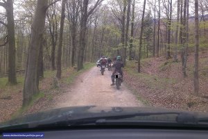 zatrzymani motocykliści