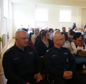 policjanci jako uczestnicy konferencji