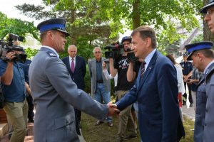 Pierwszy przywracany posterunek Policji w Kampinosie