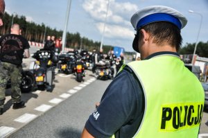 Policyjne zabezpieczenie zlotu motocyklistów #3