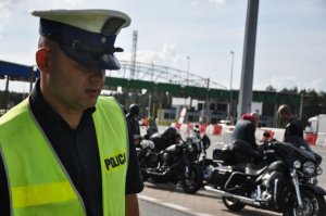 Policyjne zabezpieczenie zlotu motocyklistów #5