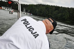 Ćwiczenia policjantów i funkcjonariuszy pozostałych służb na Jeziorze Sławskim #7