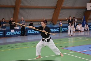 Oświęcimska policjantka trzeci raz z rzędu zdobyła tytuł Mistrzyni Polski w Nihon Kobudo