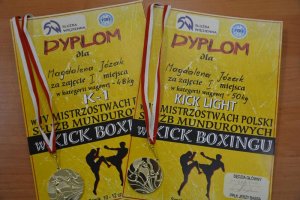 Magdalena Józak - dwukrotna złota medalistka w kickboxingu #2