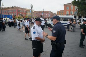 rozmowa policjantów