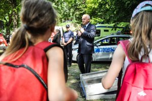 Festyn dla dzieci i przekazanie łodzi lubuskim policjantom