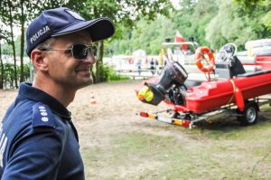 Festyn dla dzieci i przekazanie łodzi lubuskim policjantom