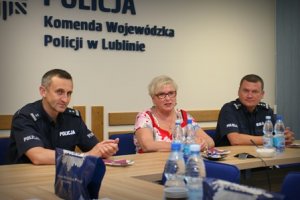 Spotkanie z rodzinami poległych policjantów