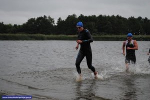 Wrocławski policjant srebrnym medalistą Mistrzostw Polski Służb Mundurowych w Triathlonie na dystansie olimpijskim