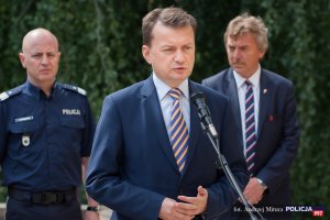 Spotkanie ministra Mariusza Błaszczaka, który podziękował policyjnym spottersom