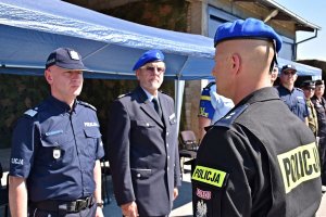 Uroczystość odznaczenia policjantów XXV rotacji JSPP