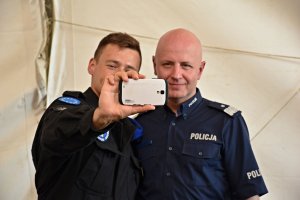 Uroczystość odznaczenia policjantów XXV rotacji JSPP