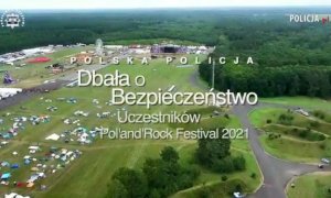 Widok z góry na tereny festiwalu.