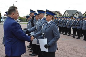 Uroczystości Święta Policji w Wysokiem Mazowieckiem