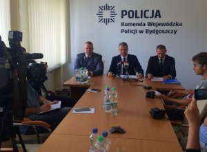 konferencja prasowa policji