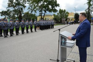 Święto Sokólskiej Policji - prelekcja Sekretarza Stanu w MSWIA Jarosława Zielińskiego